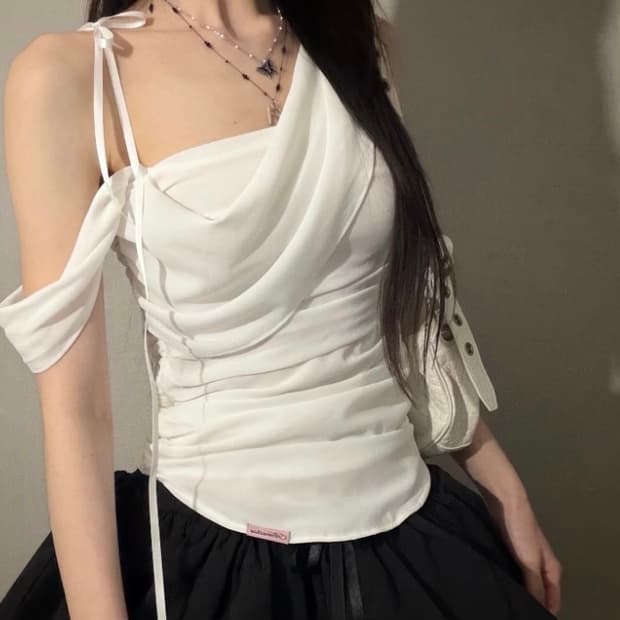 뉴얼린 글로우쉬폰셔링슬리브리스 판매해요