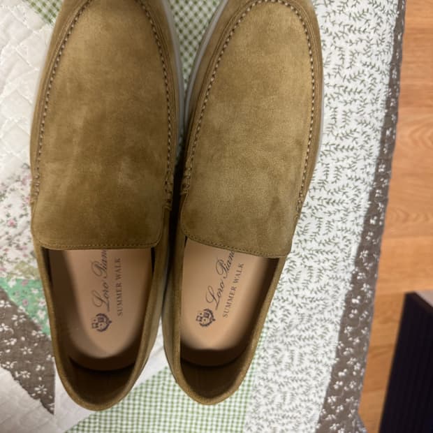 로로 피아나 썸머 워크 스웨이드 카프스킨 디종 42사이즈