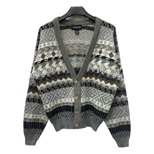90s VTG 빈티지 노르딕 니트 가디건 M