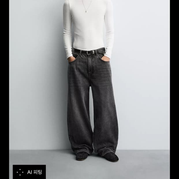 자라 슈퍼배기진(jeans baggy fit) EU42(32)