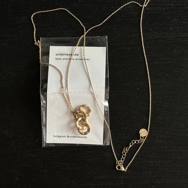 빈티지 롱 네크리스 골드