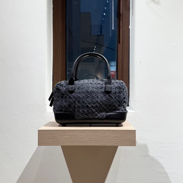 보테가베네타 데님 인트레치아토 토트백 