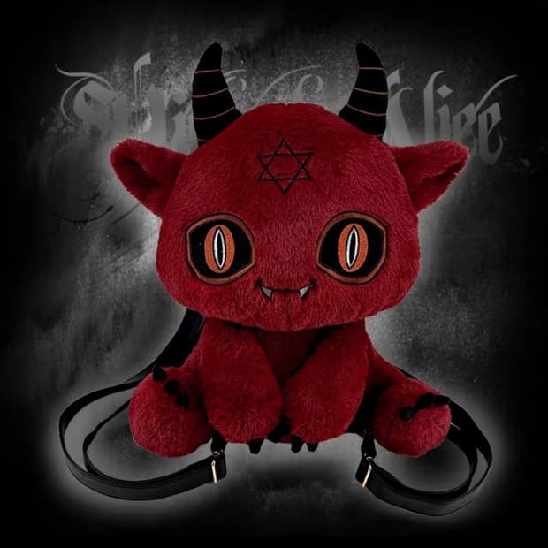 펑크 고스펑크 인형 백팩