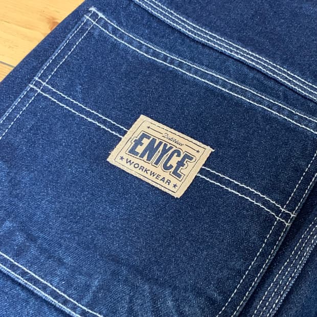enyce wide denim pants