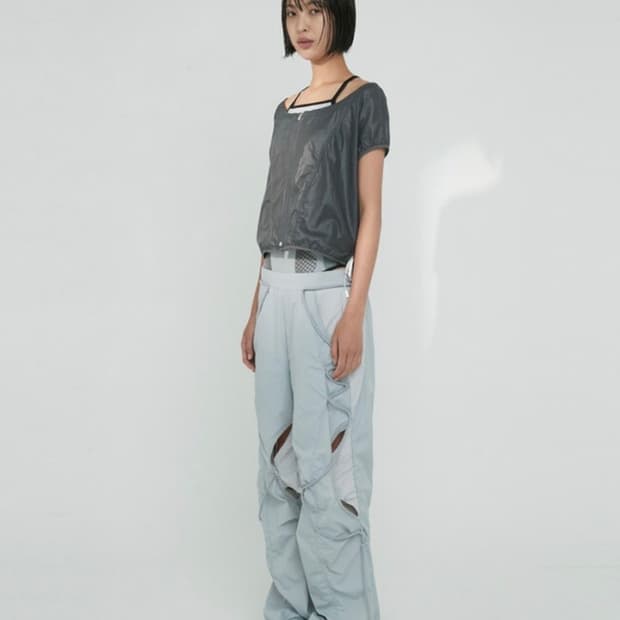 OJOS 오호스 open snap light pants