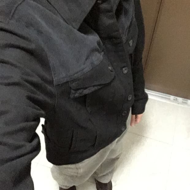 (S) ETCE 이티씨이 지퍼 트러커 자켓 블랙