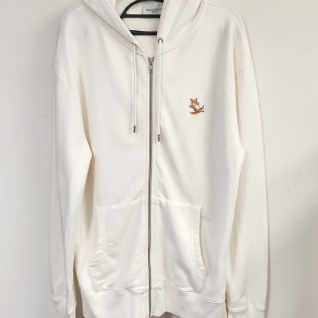 메종키츠네 폭스 자수 후드집업 105추천해요