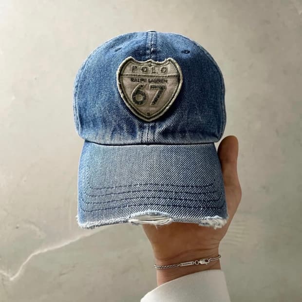 폴로랄프로렌 데님 볼캡