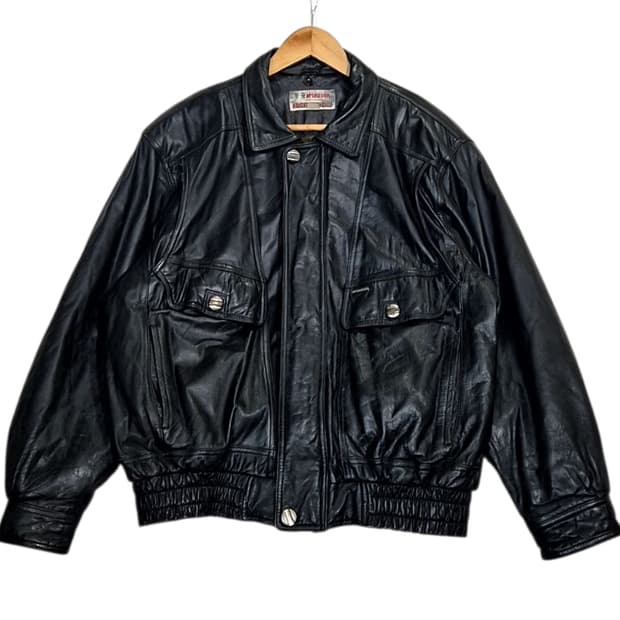 McGregor 가죽 봄버 자켓