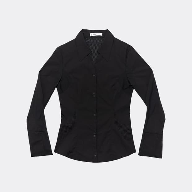 오호스 에어리 더블 스냅 셔츠