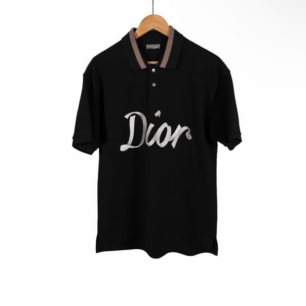 [L] 디올 x 캑터스 잭 남성 로고 트레비스 스캇 폴로 카라 티셔츠