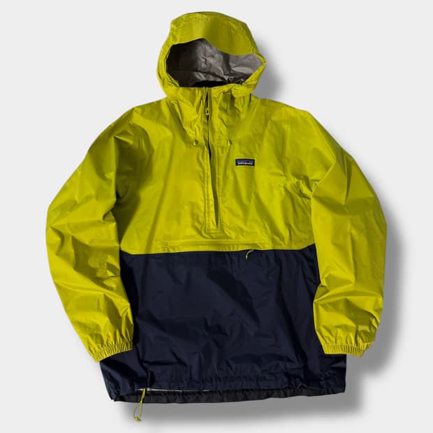 파타고니아 루즈핏 나일론 토렌쉘 배색 아노락 후드 자켓