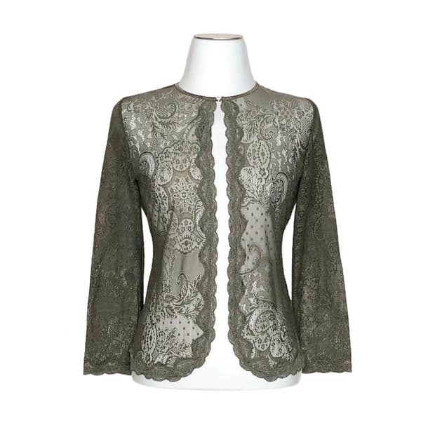 Zelal Green cardigan