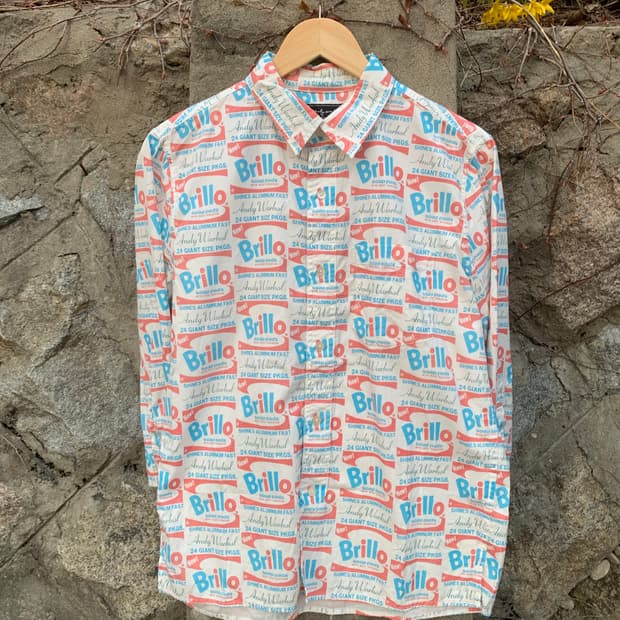 히스테릭 글래머 x 앤디워홀 브릴로 셔츠