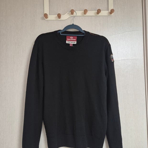 파라점퍼스 메리노울 니트 블랙 L