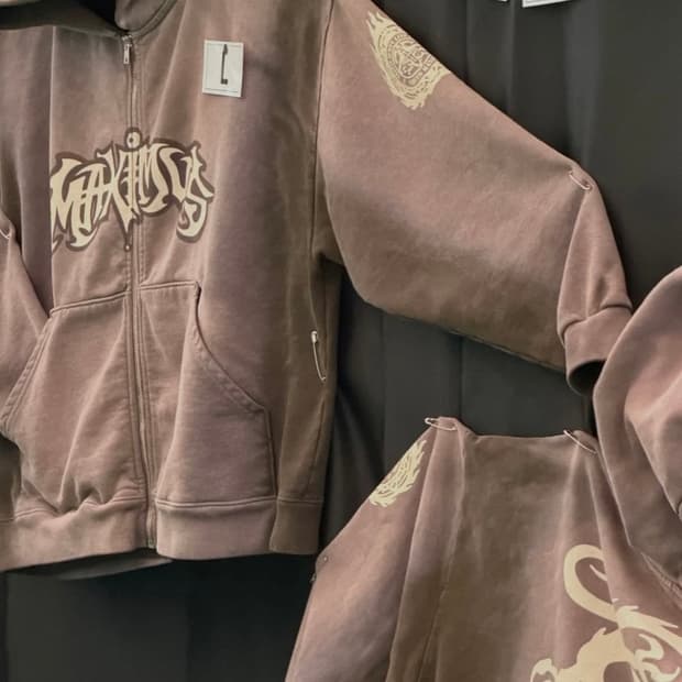 트래비스스캇 2025내한 머천후드집업(L)