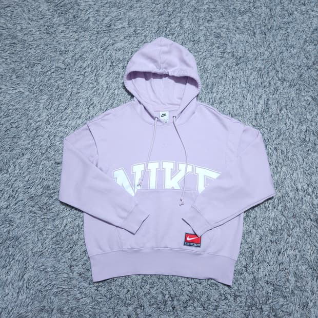 나이키) M 여자 오버핏 후드티셔츠 / 왕눈이샵