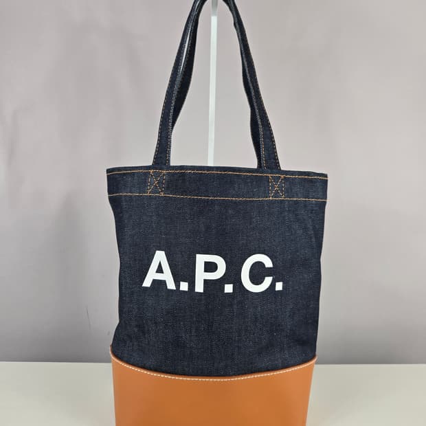 A.P.C 아페쎄 악셀 데님 에코백 스몰 가방