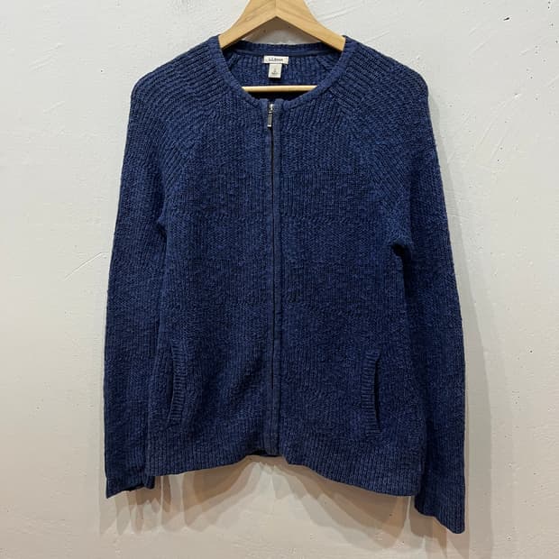 엘엘빈 코튼 니트집업 우먼즈