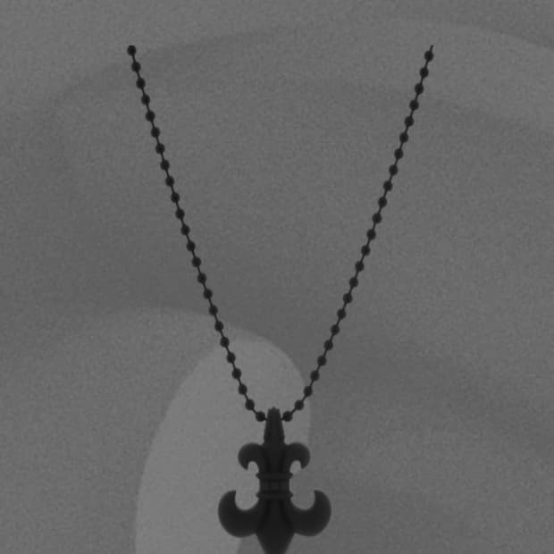 크롬하츠 실리크롬 플레어 펜던트