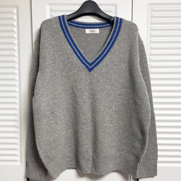 스튜디오톰보이 니트 티셔츠