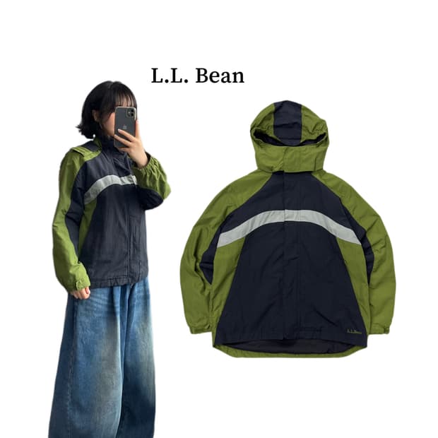 엘엘빈 마운틴 고프코어 바람막이 자켓