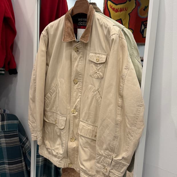 Back Fire 빈티지 헌팅 자켓