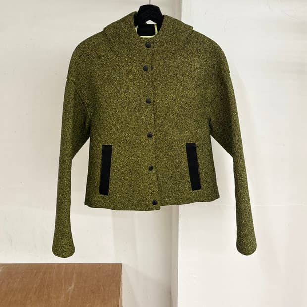 알렉산더왕 그린 폴리에스터 후디 점퍼