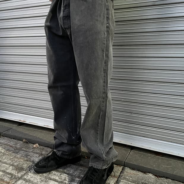 90s Levis 501 Black Denim(USA Made)