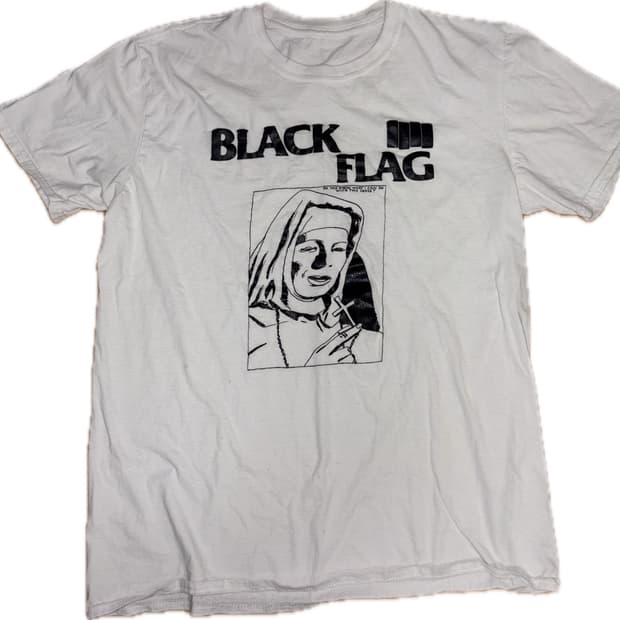 black flag band tee