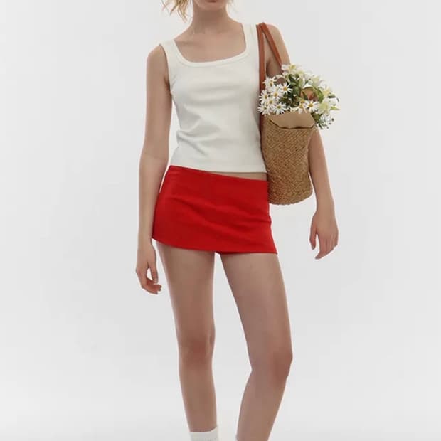 에이블리 블랙업 텐션 미니숏스커트팬츠 치마바지 지그재그브랜디빈티지무신사