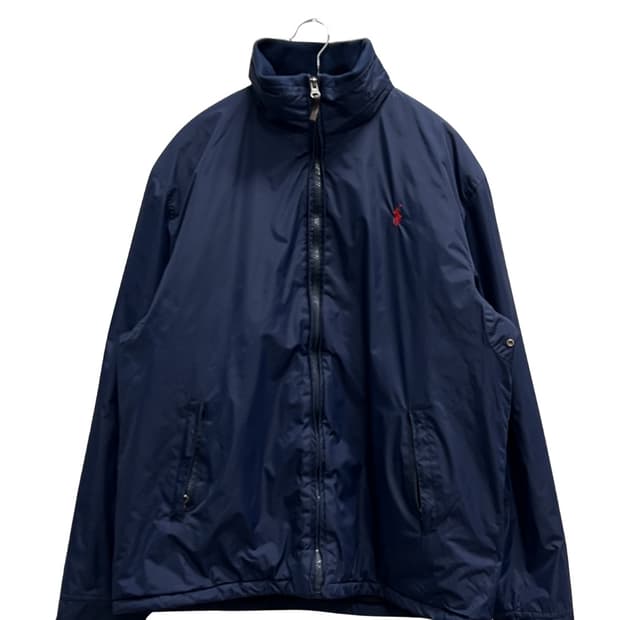 폴로랄프로렌 나일론 폴리쉘 페리 자켓 네이비