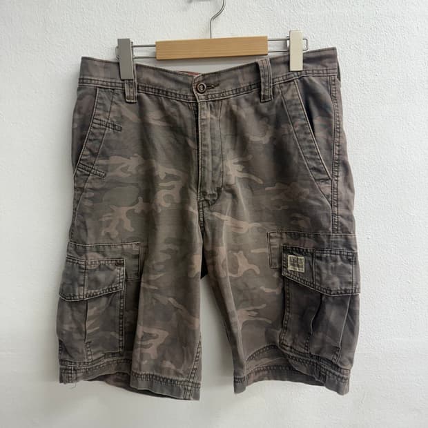 리바이스 버뮤다 카모 밀리터리 카고 팬츠 (W, 31)