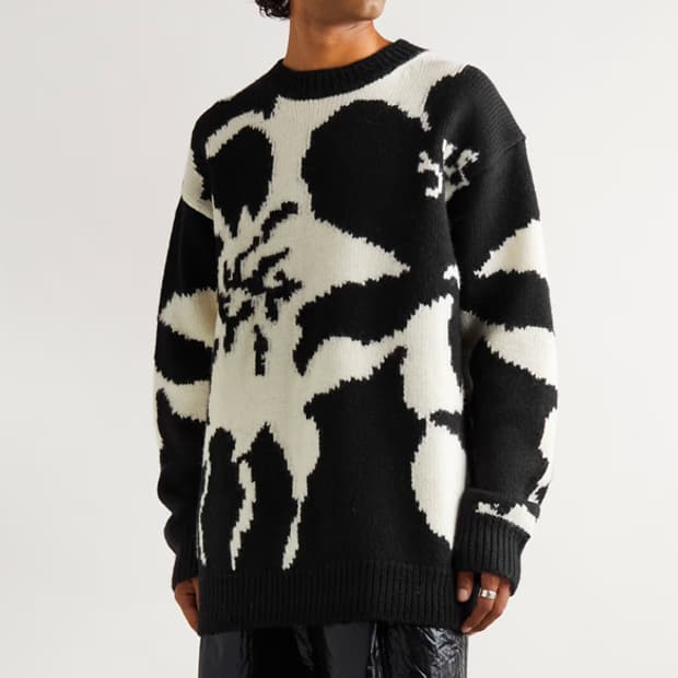 DRIES VAN NOTEN 드리스반노튼 벨기에산 양모 울니트 XL