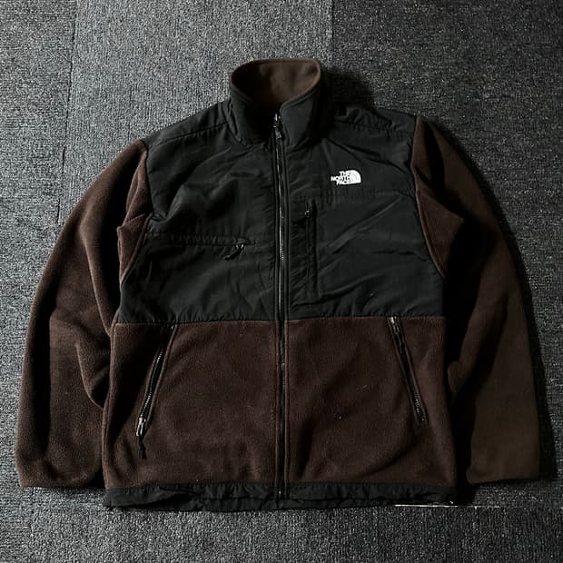 노스페이스 레드로 데날리 브라운 자켓  해외판 L