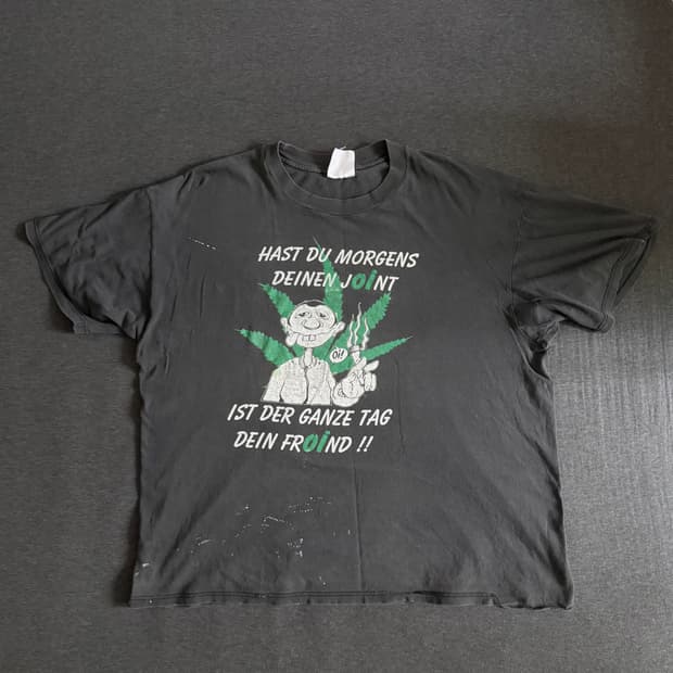 빈티지 90s Marijuana 티셔츠