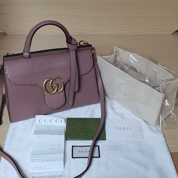 (미사용)구찌 크로스백/탑핸들 미니백 새상품급 정품(영수증O)