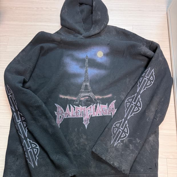 발렌시아가 파리스문 후드 2사이즈