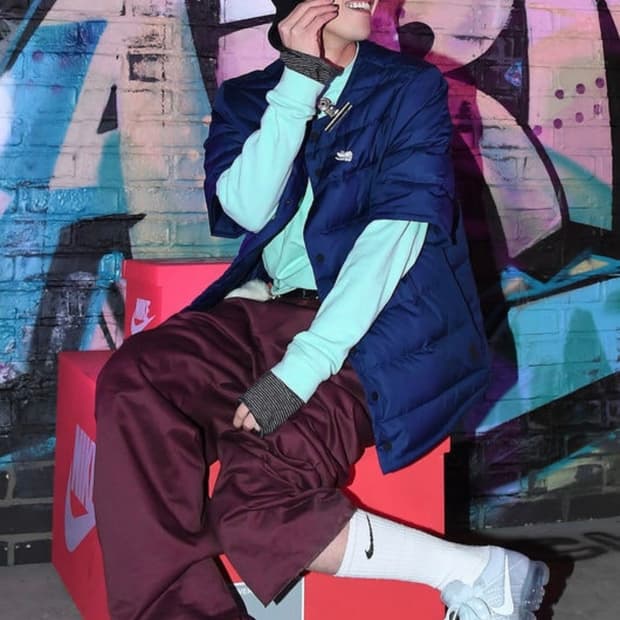 나이키랩 패딩 조끼