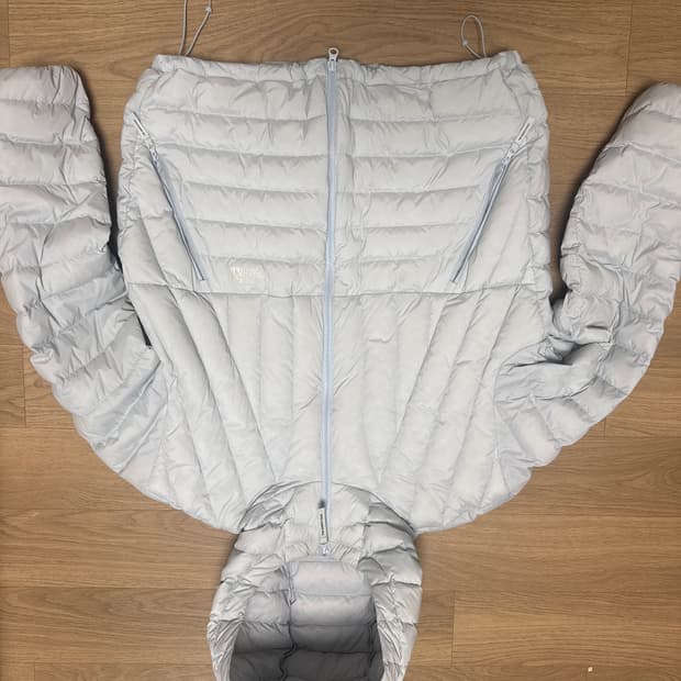 노스페이스 벤투스 프리미엄라인 경량패딩 코렐라인 코렐린 화이트블루