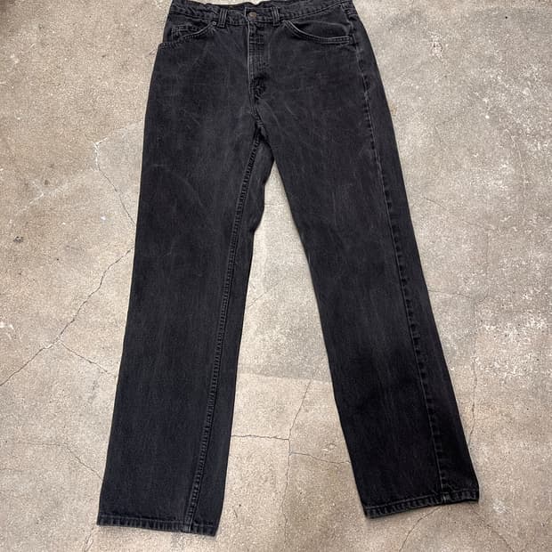 90‘s 리바이스 오랜지텝 블랙진