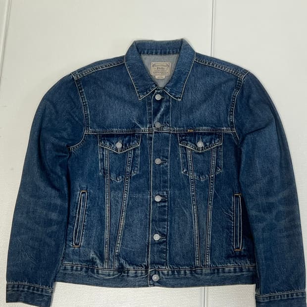 폴로 랄프로렌 페이디드 데님 트러커 자켓 L사이즈