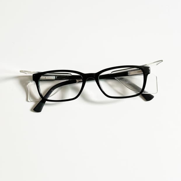 90s 유로피안 블랙 뿔테 스퀘어 쉴드 빈티지 안경