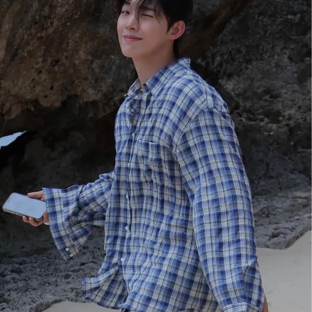 비긴2020 체크셔츠 S