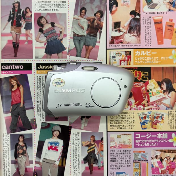 작례📸Olympus Mju Mini 올림푸스 뮤 미니 실버