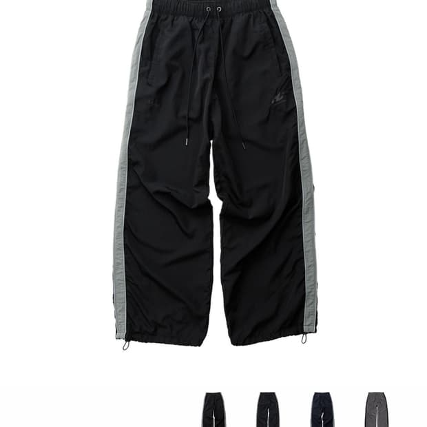 폴리테루 휴먼인덱스 레트로 트랙팬츠 블랙세이지 4