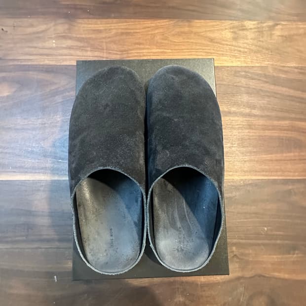 (45) the row 더로우 허드슨 블랙 스웨이드