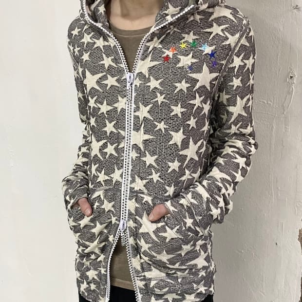 Francist_MOR.K.S. 패턴 후드 집업