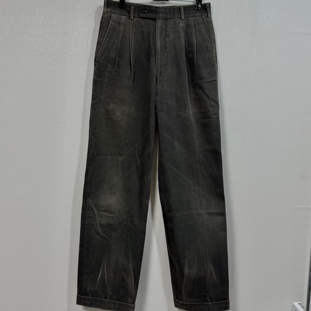 꼼데가르송 옴므 빈티지 워싱 3턱 팬츠