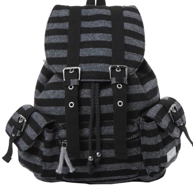 [파히섬 탠스댄스]Wool stripe backpack_blac